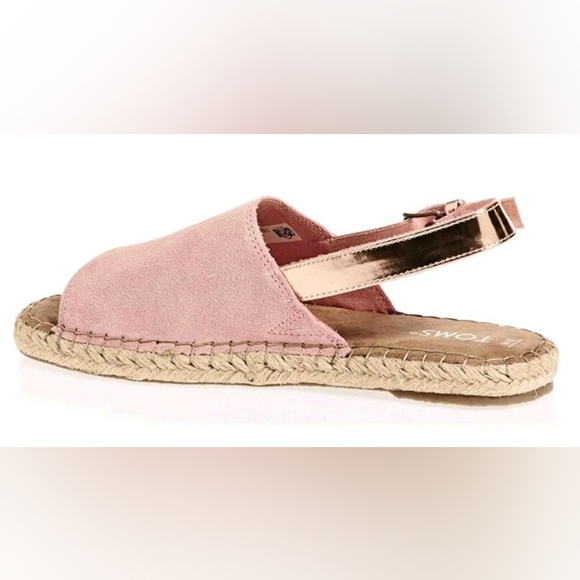 Toms Women's Clara Bloom Suede Espadrille 8.5 - Picture 6 of 6